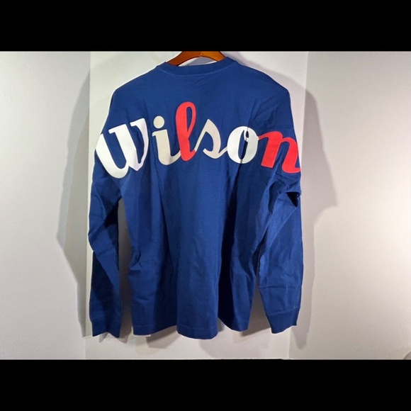 Kith x Wilson Ramble Tee Elite Long Sleeve Wison Graphic T-Shirt Size S - NWT - Picture 4 of 16